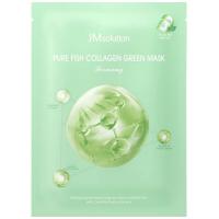 Успокаивающая тканевая маска с коллагеном JMsolution Pure Collagen Green Mask Firming