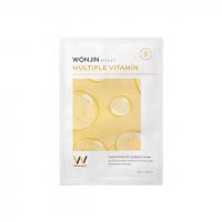 Витаминная маска для ровного тона лица Wonjin Effect Multiple Vitamin Mask