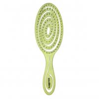 Подвижная био-расческа для волос зеленая Solomeya Detangling Bio Hair Brush Green